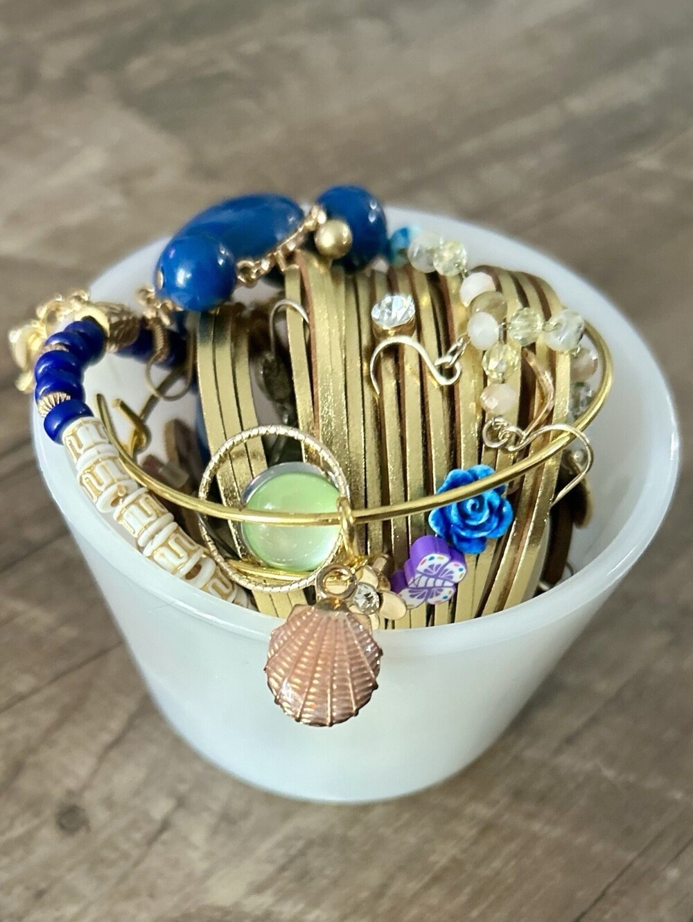 Mystery Jewelry Jar: Golds, Boho Floral Vibes All Wearable No Junk